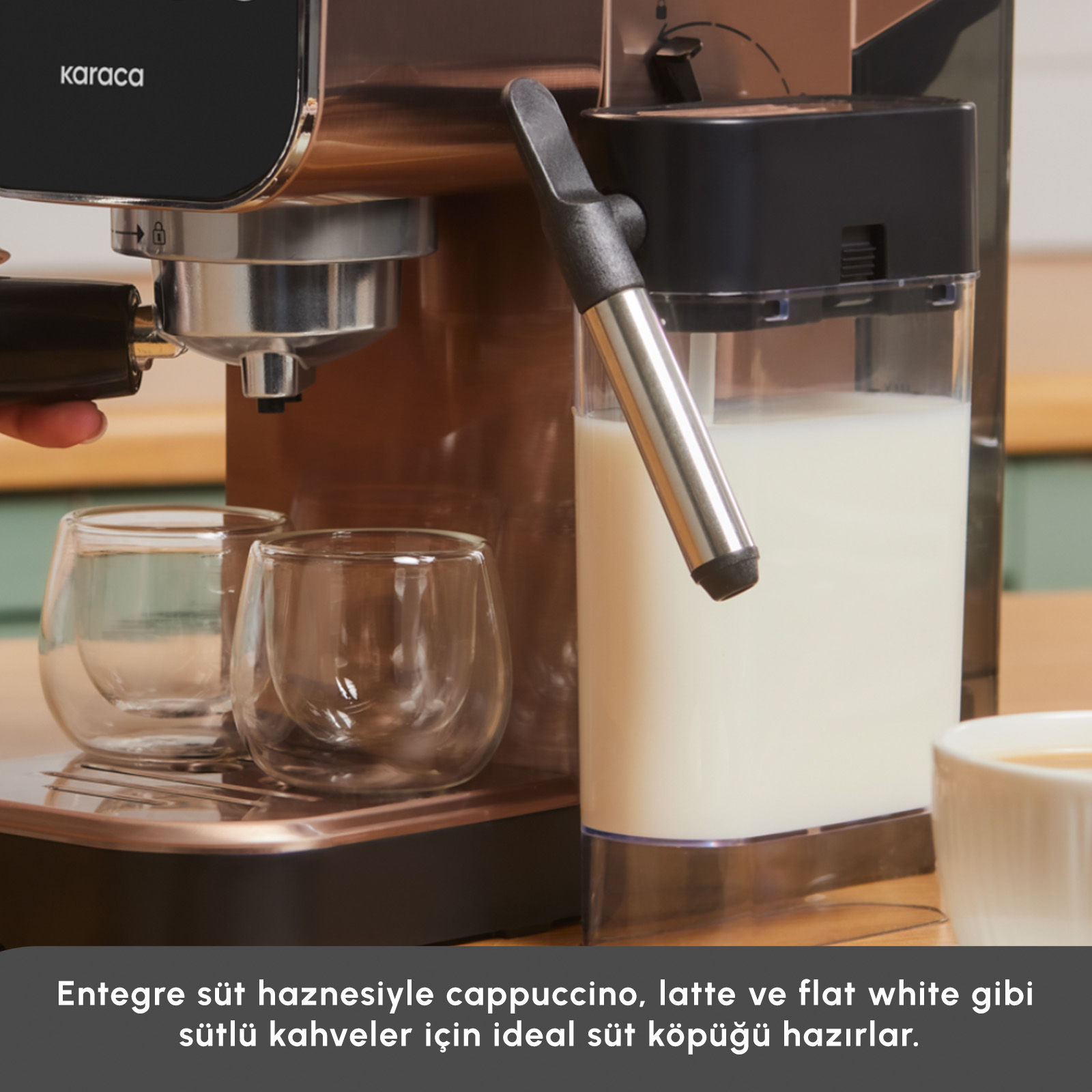 اسپرسو ساز اتوماتیک ۹۰۰ میلی لیتر کاراجا مدل MyCaffe Barista S20