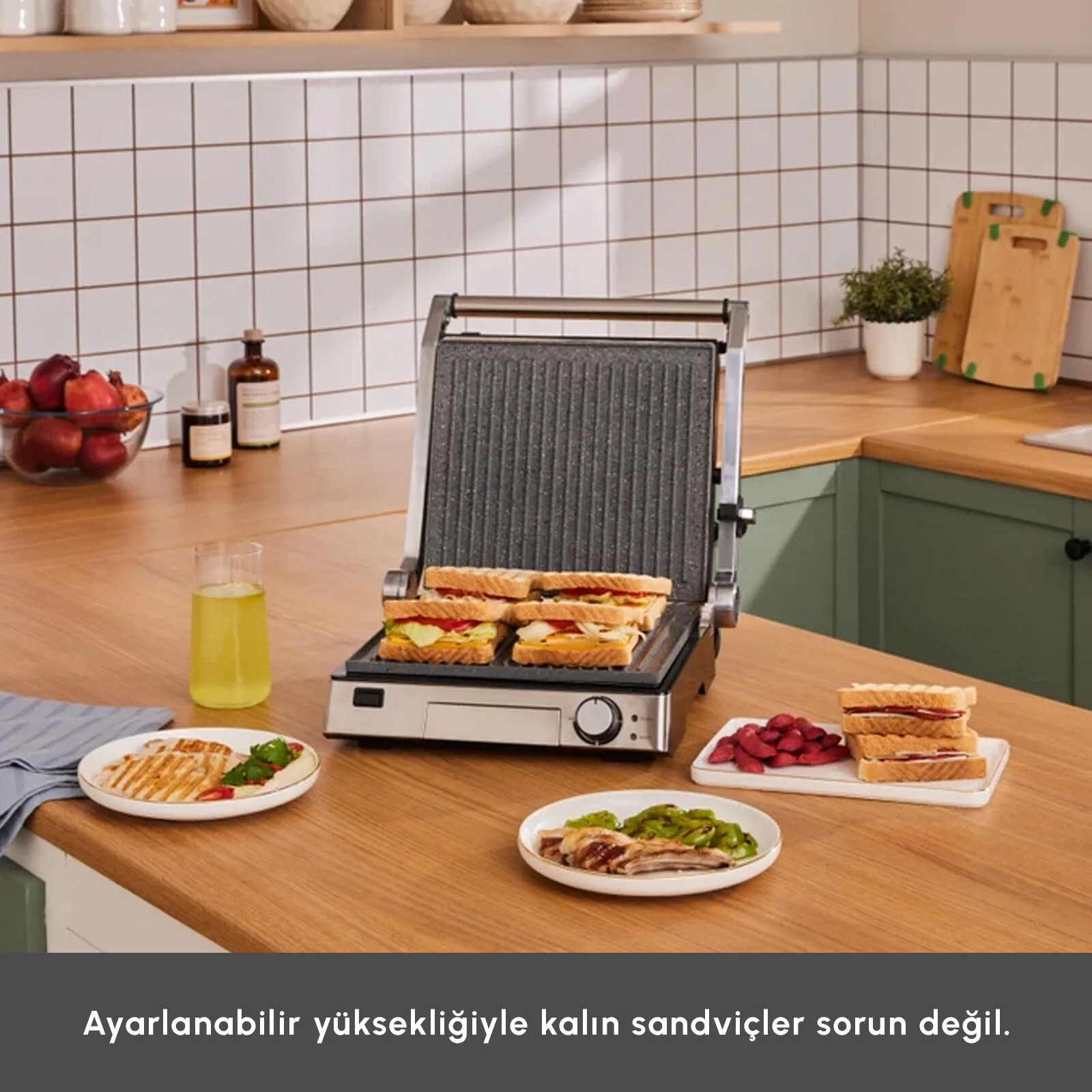 گریل برقی کاراجا مدل Biogranit 6 Dilim 2000W