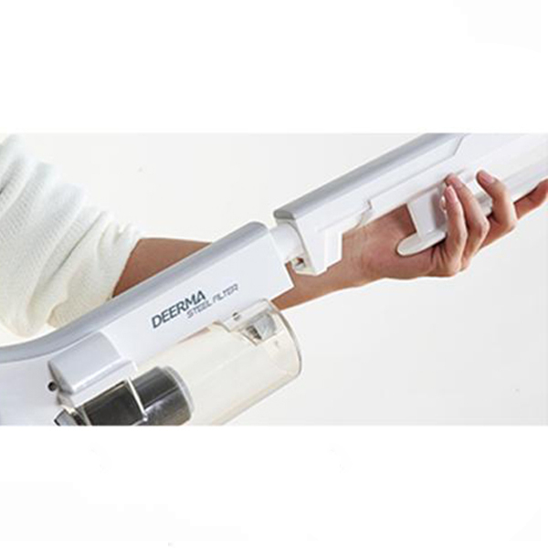 جارو شارژی عصایی درما مدل Deerma DX700 با قدرت موتور 600 وات و طراحی سبک و قابل تبدیل به جارو دستی