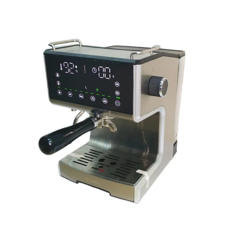 اسپرسوساز 1250 میلی‌لیتری تیوارکس مدل TX-7170 Plus، با مصرف پودر قهوه، مناسب تهیه اسپرسو، امریکانو و لانگو، دارای 2 عدد نازل قهوه، حالت آماده به کار، سیستم pre-infusion، مکانیزم نظافت خودکار، سیستم گرم کردن فنجان، سینی چکه گیر