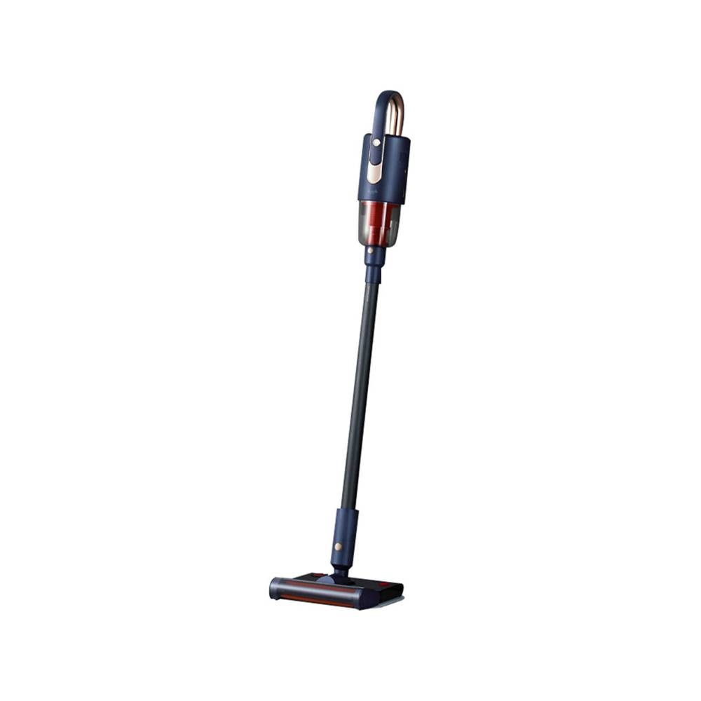 جارو شارژی عصایی درما مدل VC811 با باتری 2200 میلی‌آمپر ساعت، توان مکش 5.5 کیلو پاسکال، موتور براشلس دو حالت، مخزن 600 میلی‌لیتر و فیلتر دوگانه HEPA مناسب تمیزکردن کف، مبل و خودرو