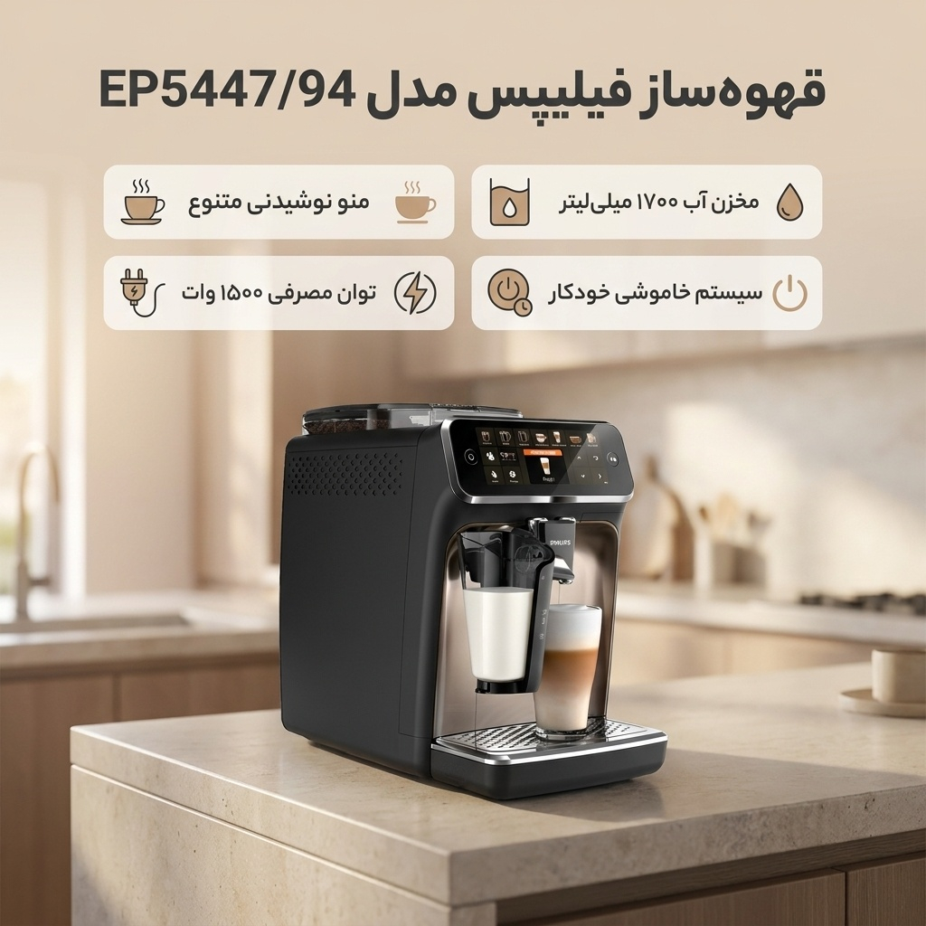 قهوه ساز فیلیپس مدل ‎EP5447/94
