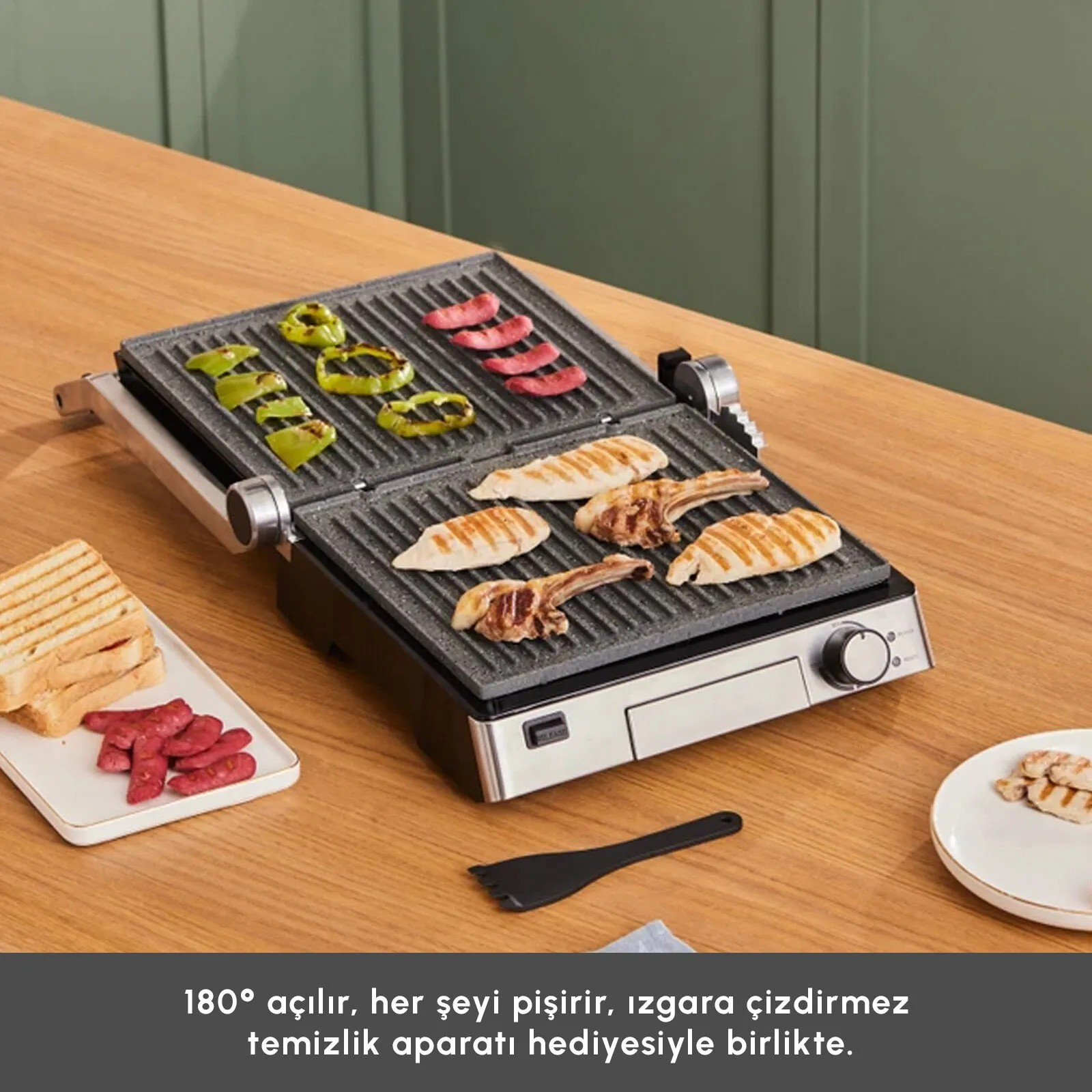 گریل برقی کاراجا مدل Biogranit 6 Dilim 2000W
