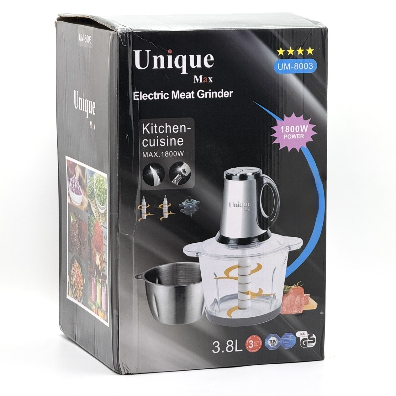 خردکن 3800 میلی‌لیتر یونیک مکس مدل UM-8003