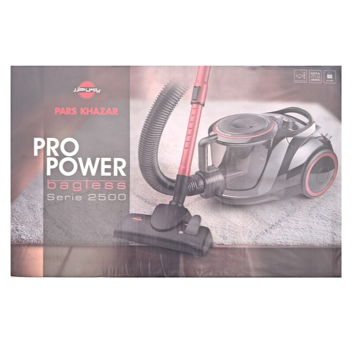 جاروبرقی 2500 وات پارس خزر مدل BG 2500W