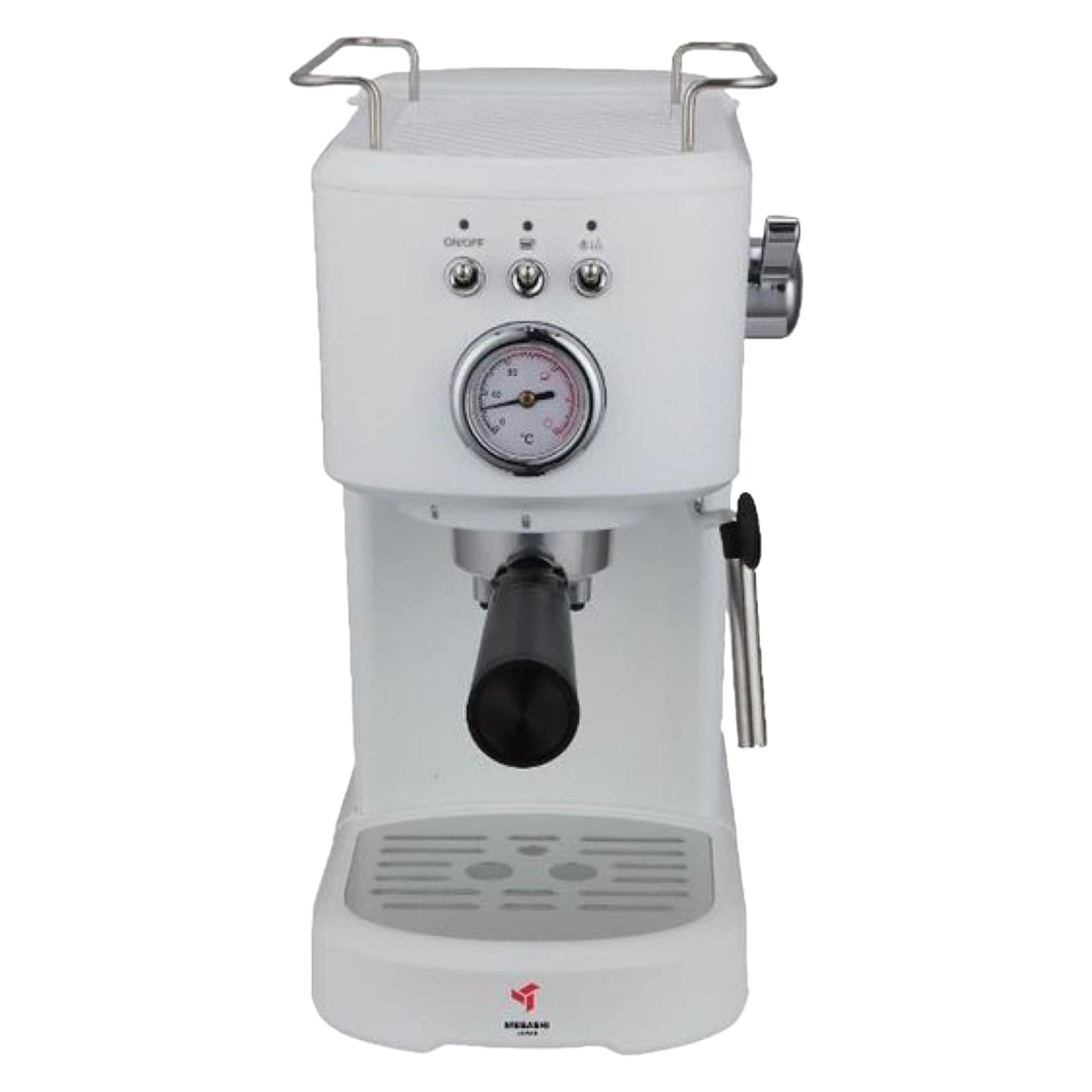اسپرسوساز 1200 میلی‌لیتری مباشی مدل ECM-2040، مناسب تهیه اسپرسو، کاپوچینو، کافه لاته، ماکیاتو و موکا، دارای سینی چکه گیر، سیستم گرم کردن فنجان