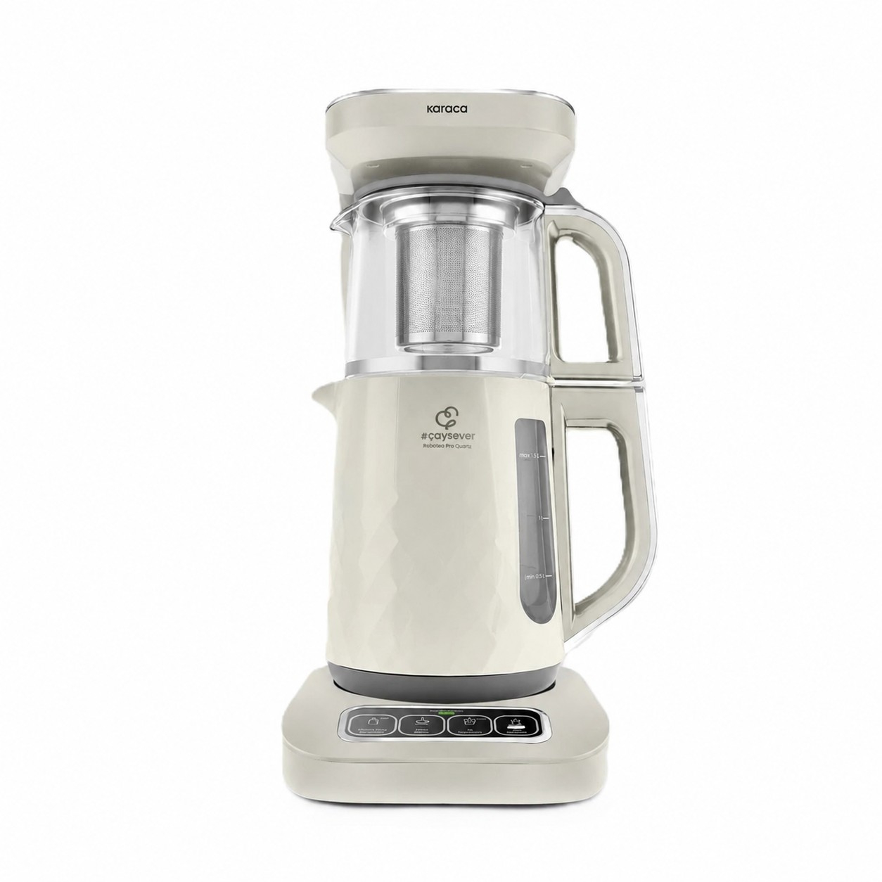 چای ساز روی هم کاراجا مدل Çaysever Robotea Pro Quartz