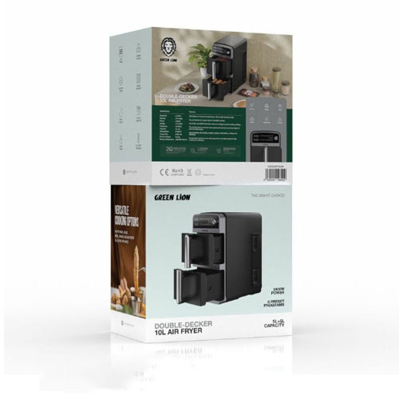 هواپز ۱۰ لیتر گرین لاین مدل 10L Double-Decker Air Fryer