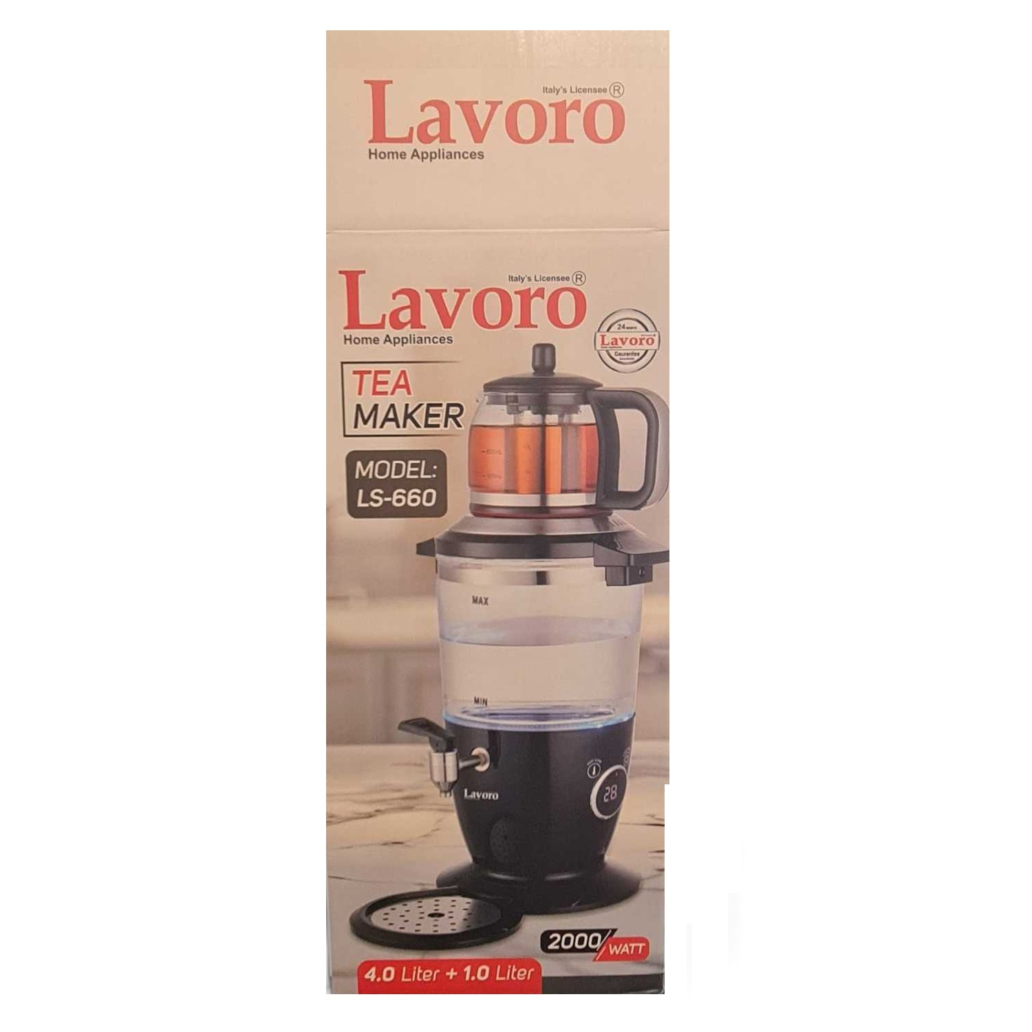 چای ساز روی هم لاوارو مدل LS-660