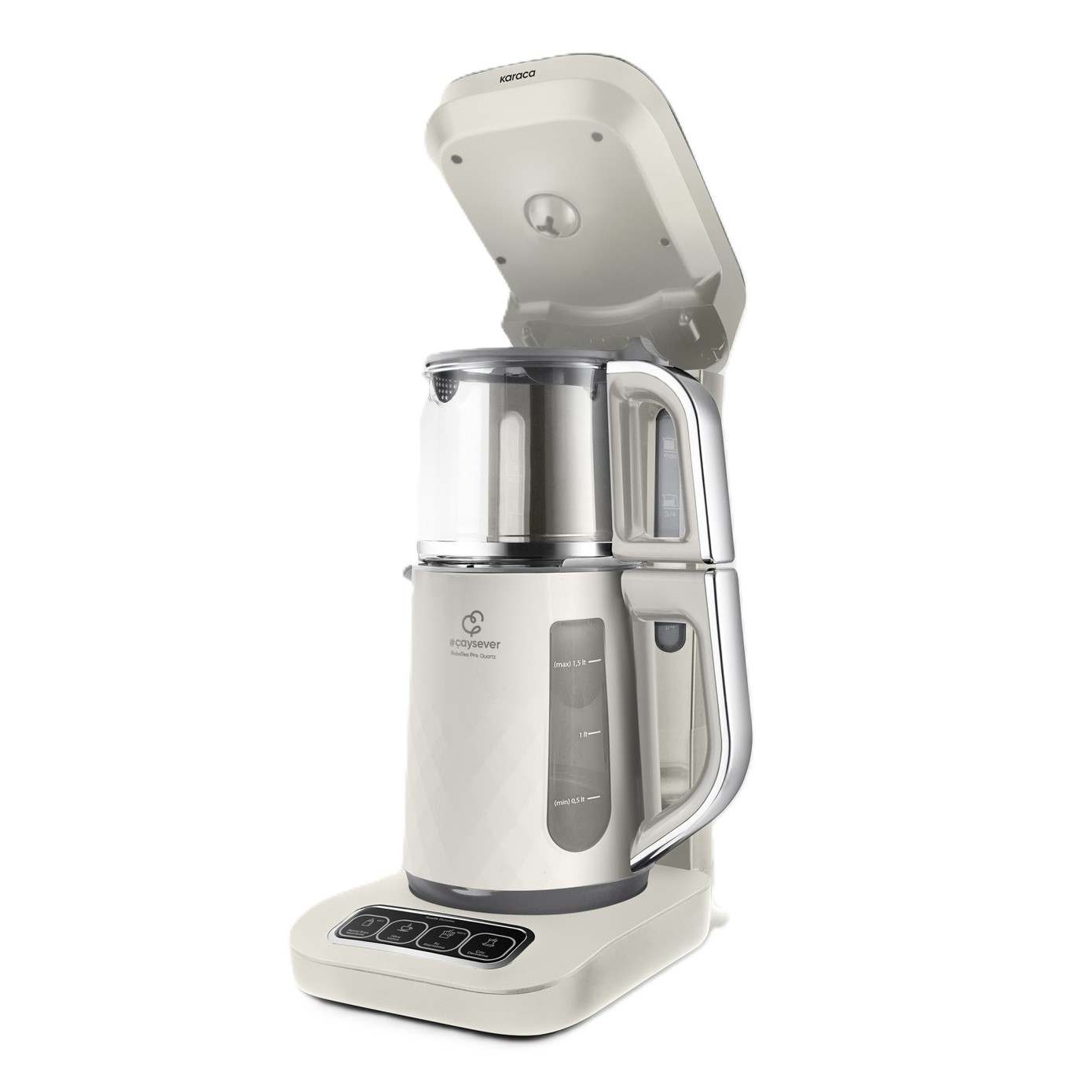 چای ساز روی هم کاراجا مدل Çaysever Robotea Pro Quartz